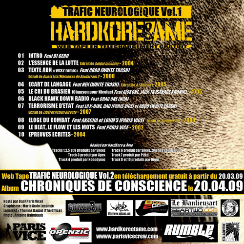 back Trafic neurologique vol 1